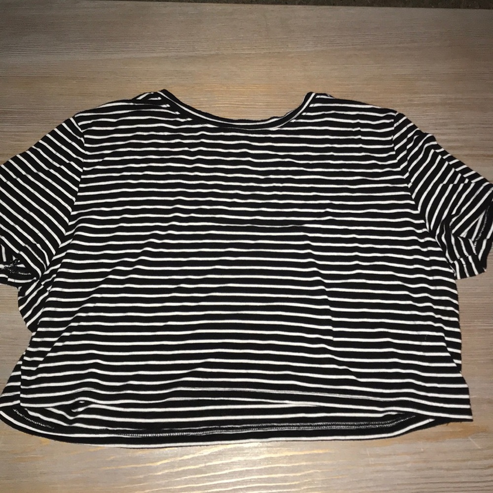Forever 21 striped crop top s:L